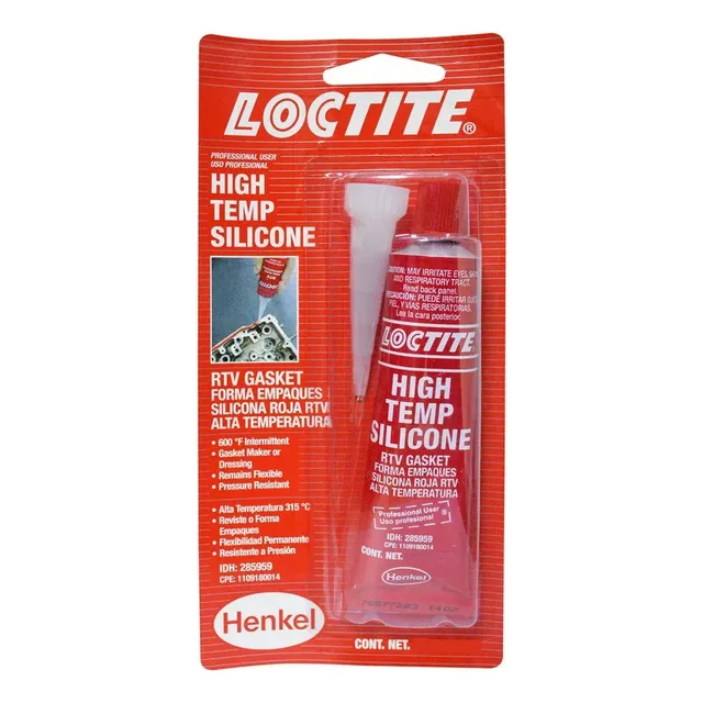 Sellante Silicona Alta Temperatura Roja Loctite 70ml