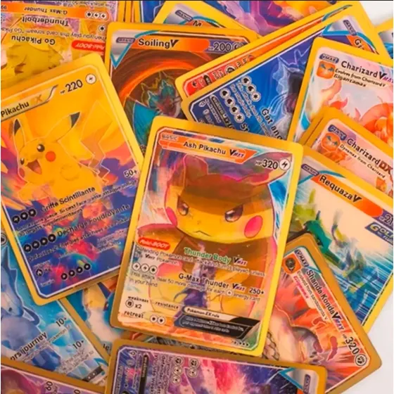 Pack 10 Cartas Pokémon - 3d