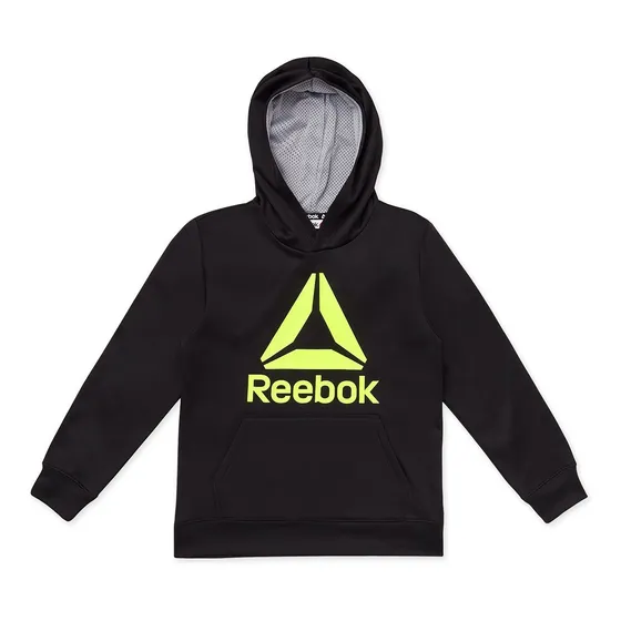 Hoodie Sweater Reebok Black Para Niño Importado
