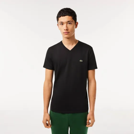 Remera De Hombre Lacoste Cuello En V Th6710