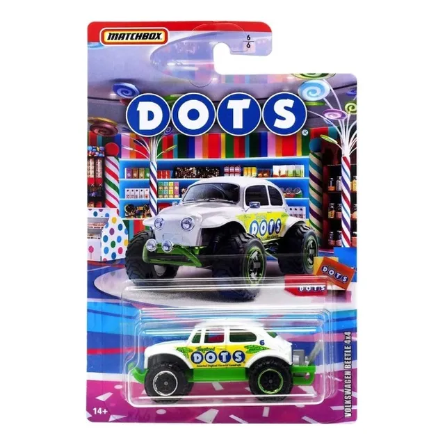 Matchbox Volkswagen Beetle 4x4 Fusca Dots