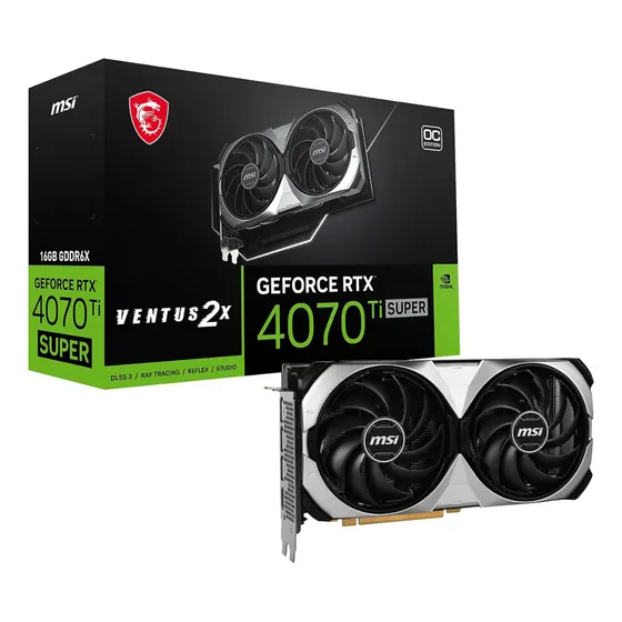 Placa de vídeo Msi Geforce Rtx 4070 Ti Super 16g Ventus 2x Oc 16gb GDDR6x