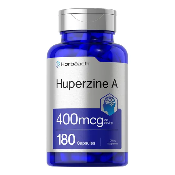 Suplemento Horbaach Huperzine A 400 Mcg 180 Cápsulas