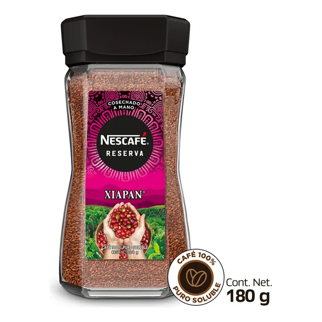 Nescafé Reserva Xiapan café puro soluble clásico 180gr