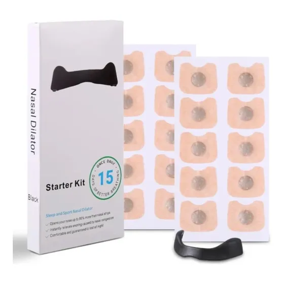 Dilatador Respiración Tiras Nasal Magnetico Anti Ronquido