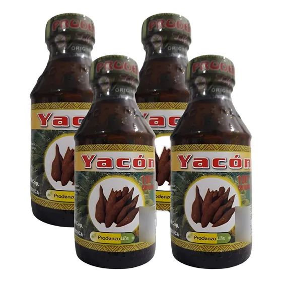 Combo X 4 Frascos De Yacon X90 Cápsulas. Prodenza Life