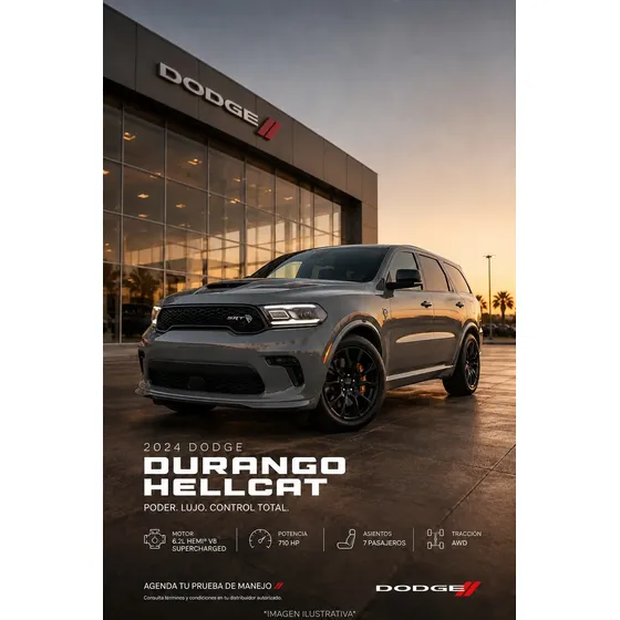 Dodge Durango 2024 6.2 V8 Srt Hellcat At