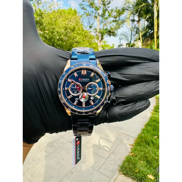 Reloj Curren Casual Para Caballero Acero Inoxidable 008