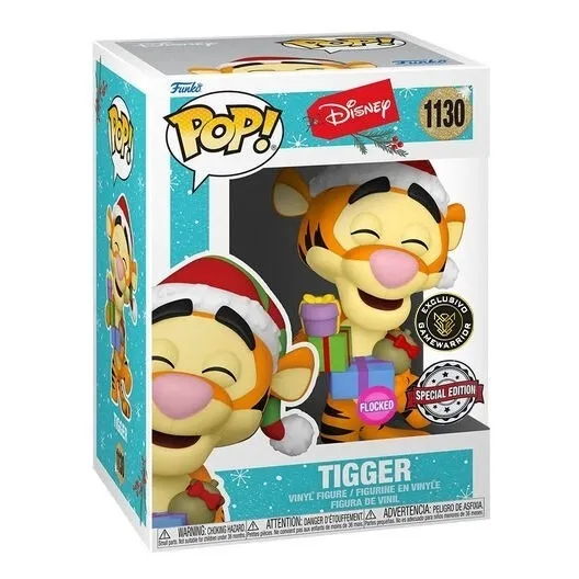 Funko Pop Disney - Tigger 1130 Floked Exclusivo Game Warrior