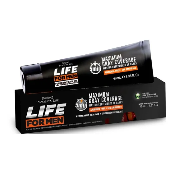 Tinte Capilar For Men Tubo40ml No Amoniaco +crema Reveladora