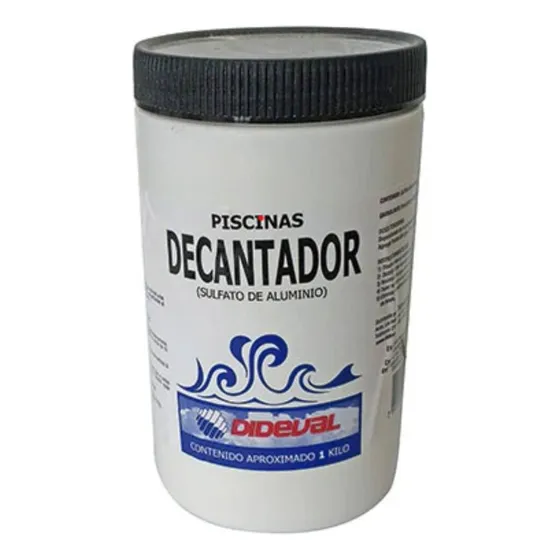 Decantador 1 Kg Sulfato De Aluminio Dideval