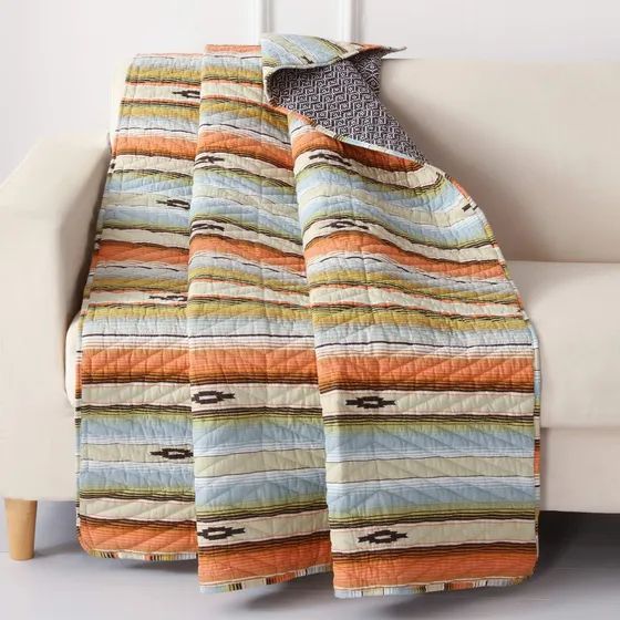 Manta Pintada Del Desierto, Estilo Boho Chic