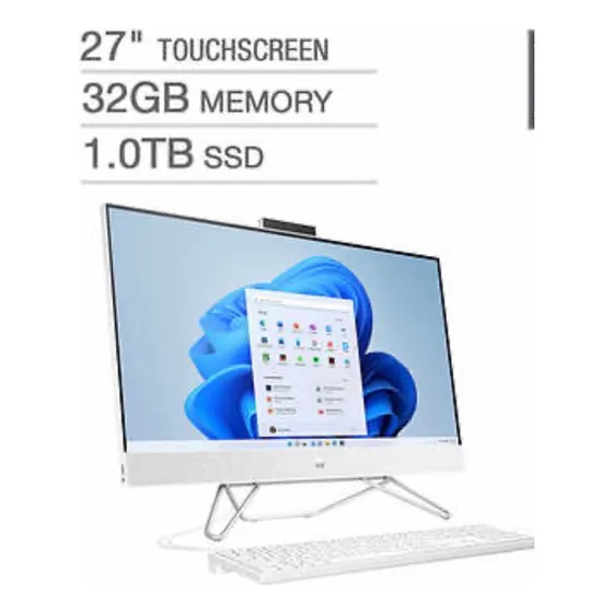 Hp All In One Ryzen 7 32gb 1tb Ssd 27  Full Hd Touch