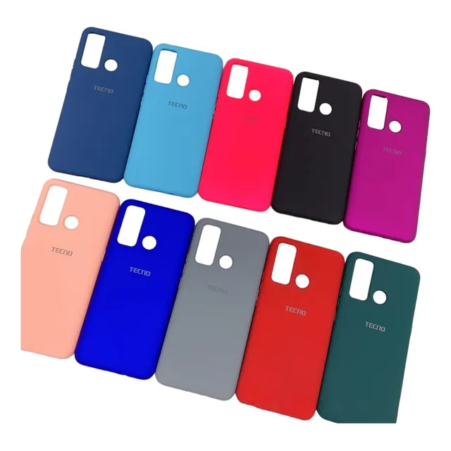 Forro Silicon Case Original Para Todos Los Tecno Spark Pova