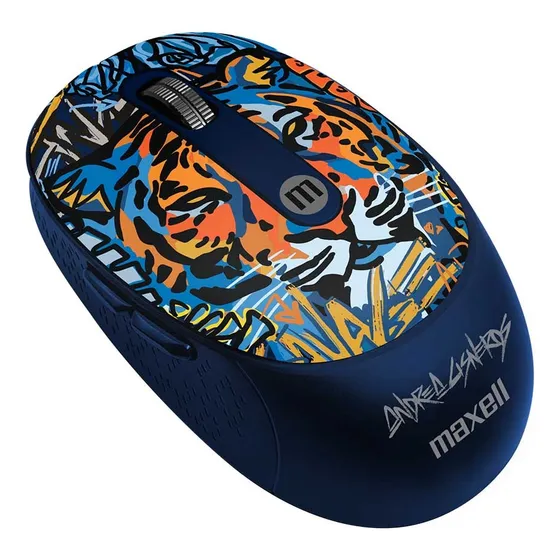 Mouse Mowl-320 Usb/usb-c Inalambrico Color Azul