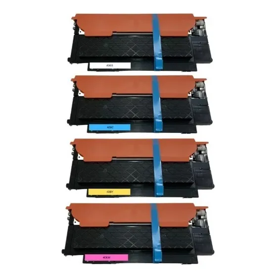 Toner Juego Completo 406s 406b 406c 406m 406y C410 C460 3305