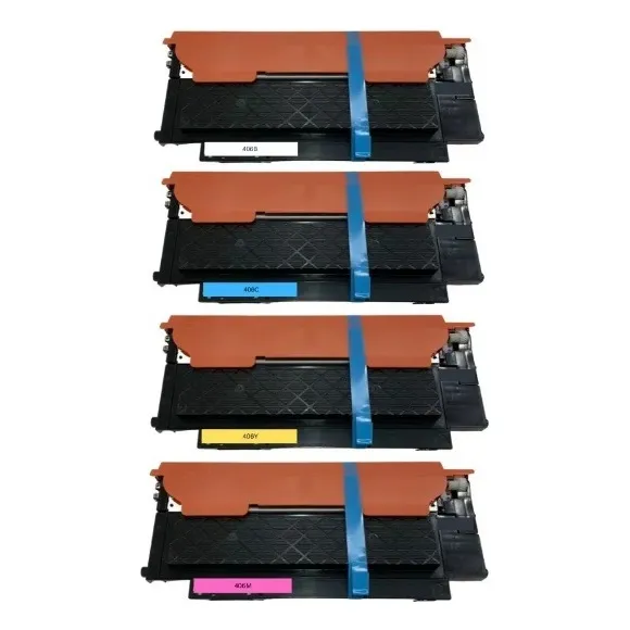 Toner Juego Completo 406s 406b 406c 406m 406y C410 C460 3305