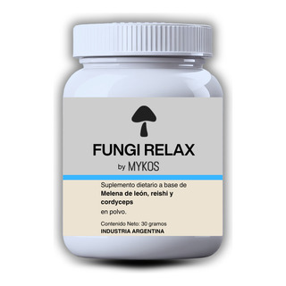 Fungi Relax Blend Hongos Adaptógenos En Polvo 30g Sin Sabor Fungi Relax Blend Hongos Adaptógenos En Polvo 30g Sin Sabor