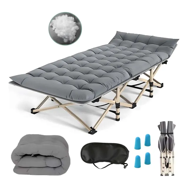 Catre Plegable Individuales Portátil Cama Para Acampar