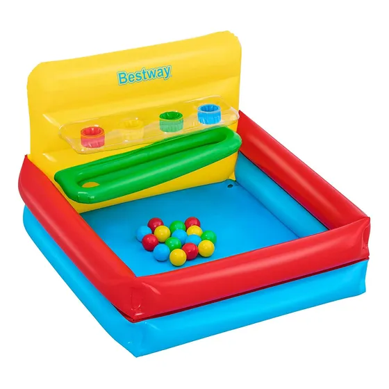 Pelotero Inflable Didáctico Con 15 Pelotas Bestway