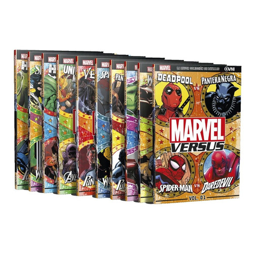 Clarín Colección Completa De Libros Marvel Versus
