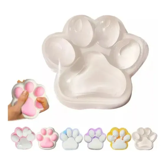 Juguetes De Silicona Para Apretar Las Patas De Gatos Grandes
