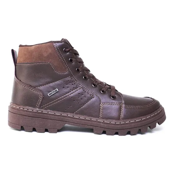 Bota Borcego Hombre Abrigados Acordonados South One.