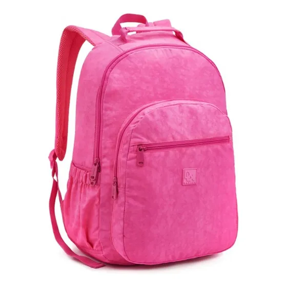 Mochila Feminina Escolar Juvenil Reforçada Menina Crinkle