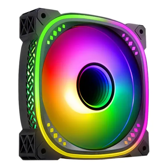 Cooler Gabinete Gamer Sentey 120mm Argb Pwm Aura Sync Rgb Fusion