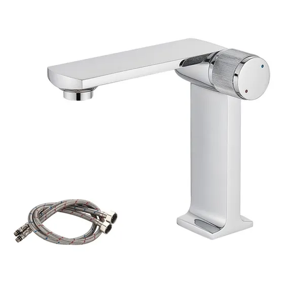 Grifo Moderno Para Lavabo Baño Color Negro Cromado Dorado
