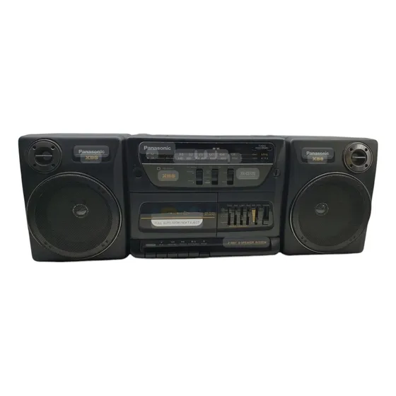 Radio Grabador Doble Casete Panasonic Nuevo