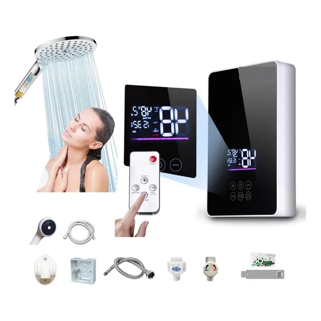 Calentador De Agua Instantaneo Con Control Remoto 5000w calentador de agua boiler c 101 calentador electrico