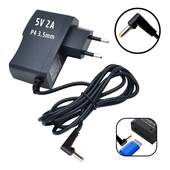 Fonte Para Hub Usb 5v Plug P4 3.5mm Fonte 5v Universal Nfe