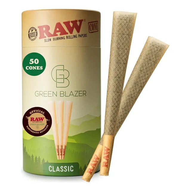 Conos Raw Preenrollados Con Boquillas. Rolling Papers