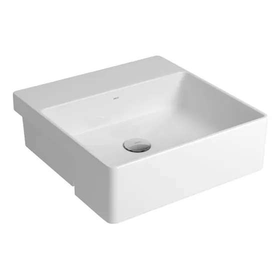 Cuba Deca L830 Semi Encaixe Mesa Branco Gelo Acabamento Brilhante