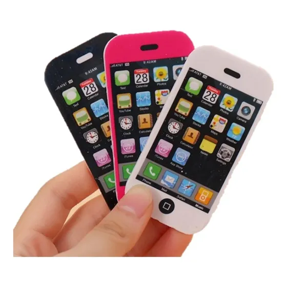 Pack 10 Gomas Forma iPhone Sorpresa Cumpleaños