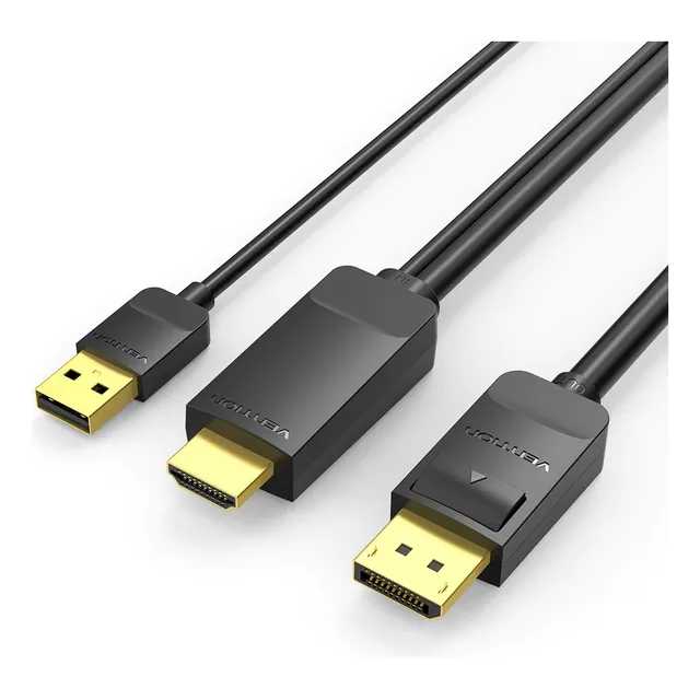 Cable Adaptador Hdmi A Display Port 4k 60hz 1.5m Vention