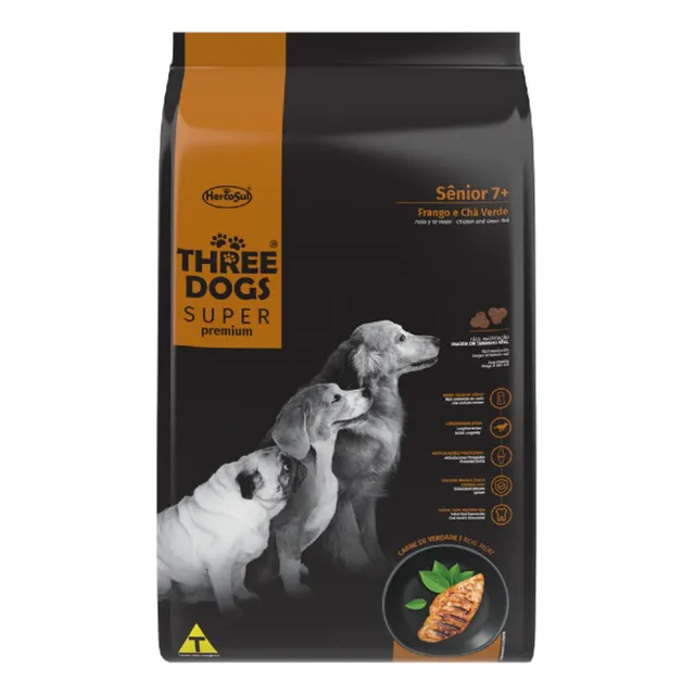 Alimento Three Dogs Super Premium Senior 15+2kg