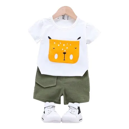 Conjunto De Polera Y Short Para Niño Niña Bebé