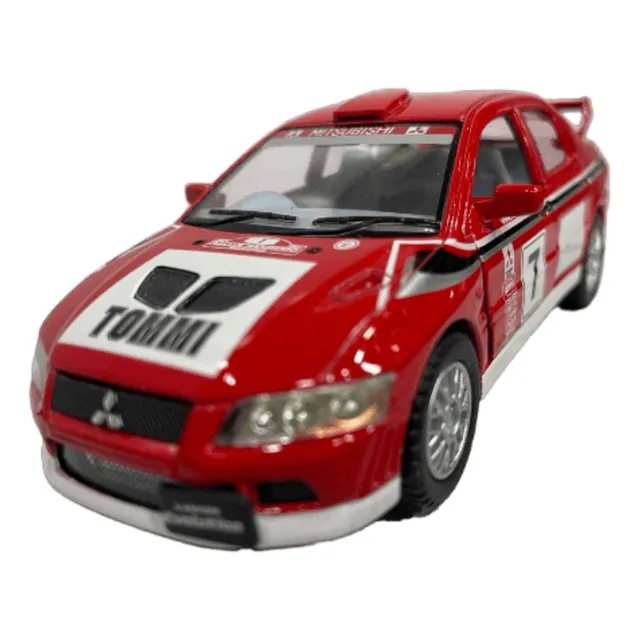 Carro Mitsubshi Lancer Evo Vii Wrc Rally A Escala 1:36