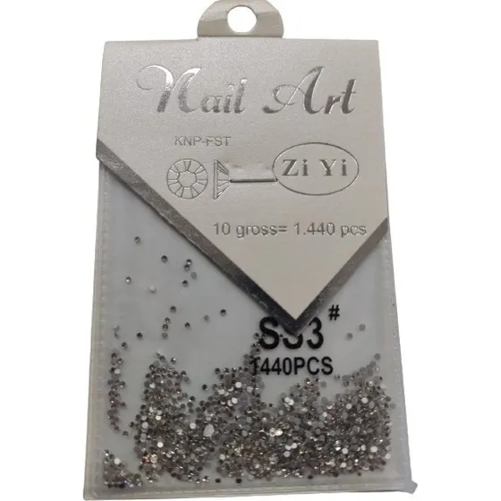 Strass Similar Swarovisk 1.440 Unidades Cor Cristal
