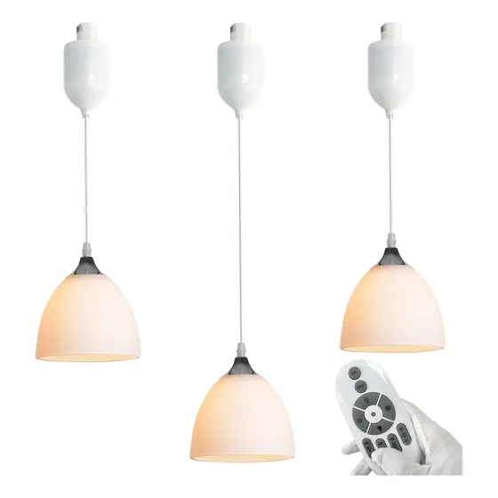 Pingentes De Iluminação Fsliving Retro White Halo Track, 3 L
