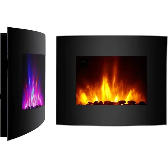 Chimenea Electrica Decorativa Con Calefactor Y Control. Leña