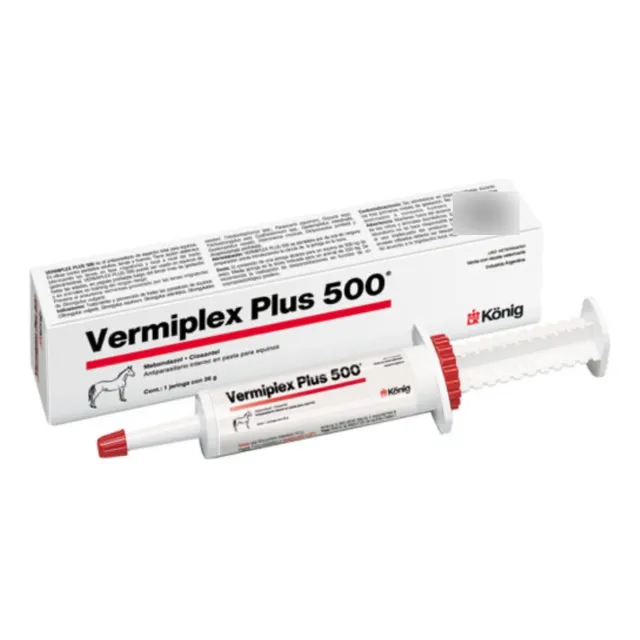 Toma Para Caballos Antiparasitario Vermiplex Plus 500