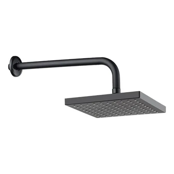 Ducha Cuadrada Monocontrol Griferia Denver - Negro - Klipen