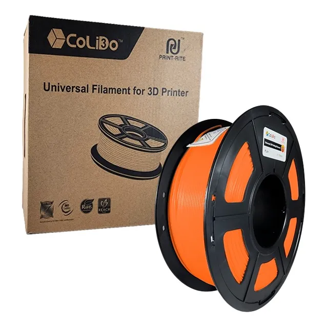 Filamento 3d Pla Colido De 1.75mm Y 1kg Naranja