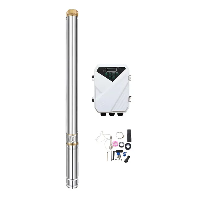 Bomba Solar Sumergible 300w 24v Diámetro 2 PLG Ultra Delgada
