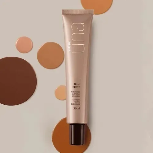 Base de maquillaje líquida mate Natura Una Base - 108125 tone 10n - 108125 - 30 ml