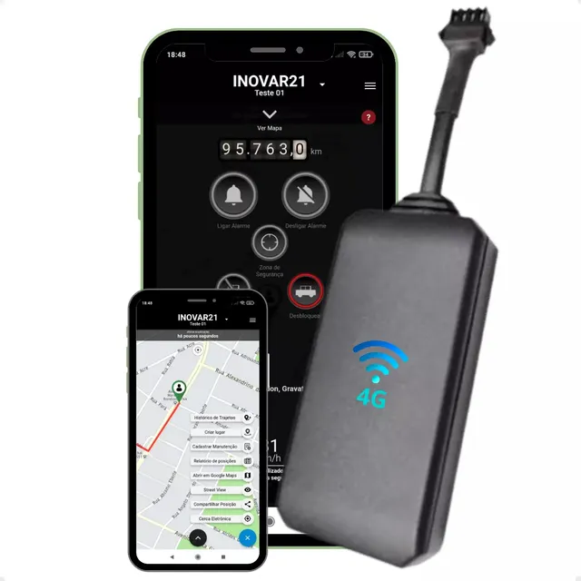 Rastreador Gps 4g Com Aplicativo Desliga Por Comando + Chip