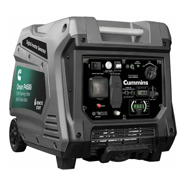 Cummins Onan P4500i 4500 Watt Digital Inverter Generator